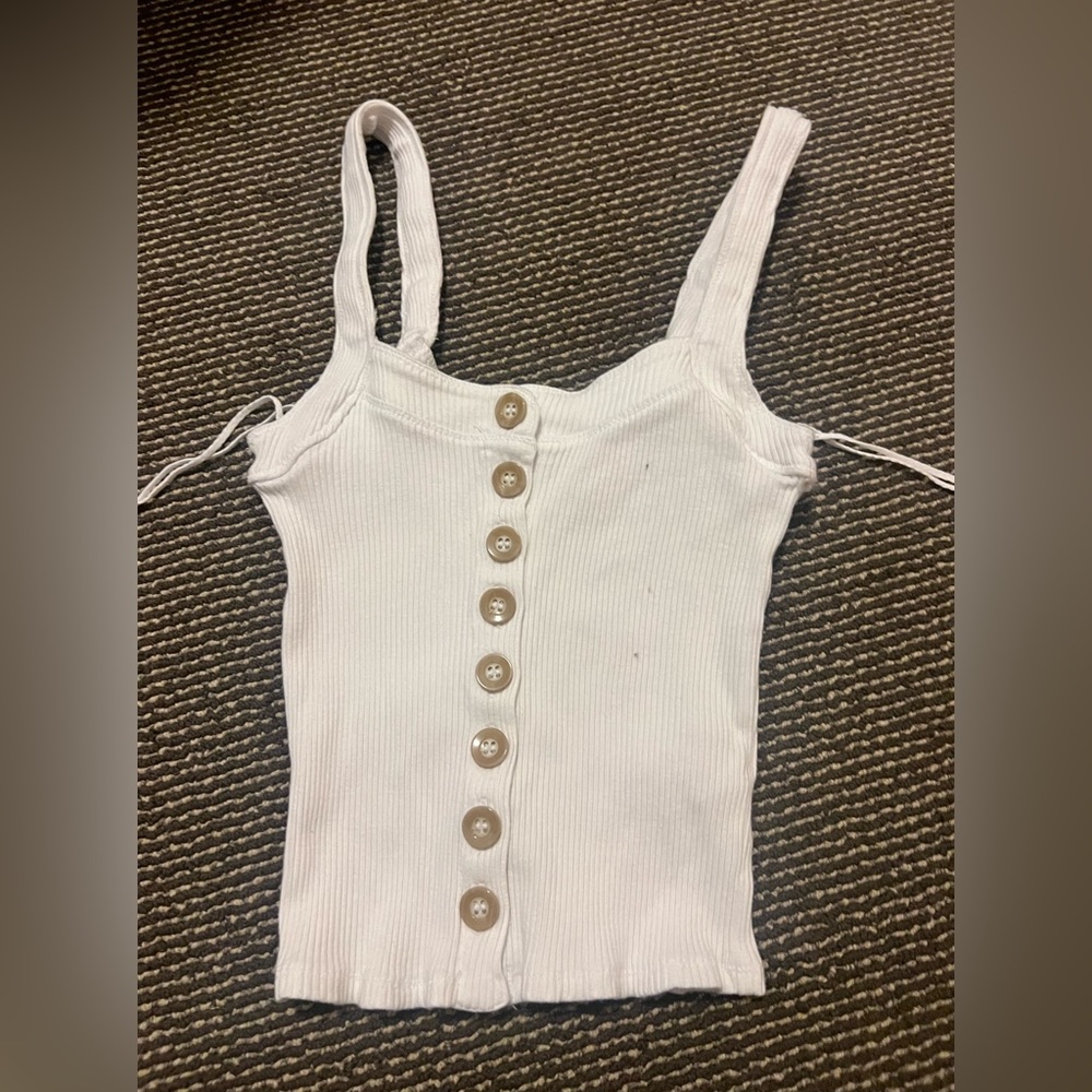 Free People White Top